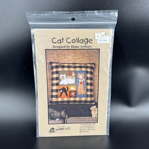 Cat Collage Pillow Pattern By The Powder Mill Imaginating Diane Arthurs #2031